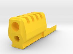 J.W. FM Compensator (5-Slots Rail) for H&K VP9 P30 in Yellow Processed Versatile Plastic