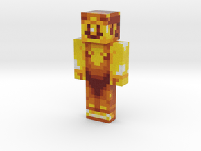 Gold_Mario | Minecraft toy in Natural Full Color Sandstone