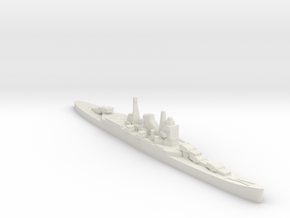 IJN Kumano cruiser 1:2400 WW2 in White Natural Versatile Plastic