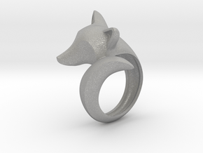 Stylish decorative fox ring in Aluminum