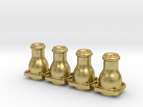 Standard NSWGR buffer stock for Engines and Tender in Natural Brass