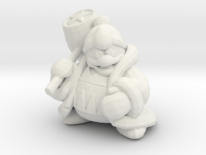 King Dedede 1/60 miniature for games and rpg in White Natural Versatile Plastic