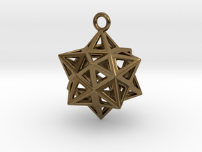 Dodecastar Pendant in Natural Bronze