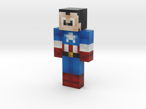 Mickey_Mouse_Captain_America | Minecraft toy in Natural Full Color Sandstone