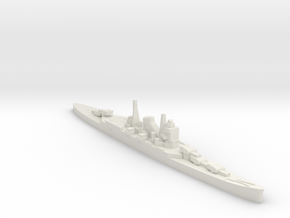 IJN Kumano cruiser 1940 1:2400 WW2 in White Natural Versatile Plastic