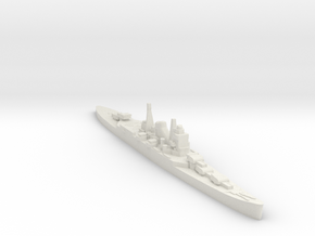 IJN Suzuya cruiser 1940 1:2400 WW2 in White Natural Versatile Plastic