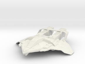 Federation Attack Fighter V2  2.5" in White Natural Versatile Plastic