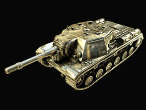 Tank - ISU-152 - size Large in 14k Gold Plated Brass
