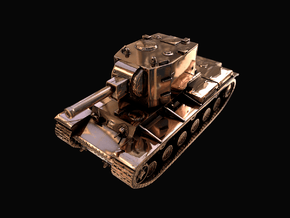 Tank - KV-2 - size Large in Polished Bronze