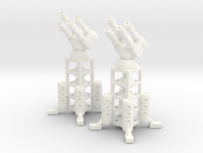 6mm - Colony Air Defense Tower in White Processed Versatile Plastic