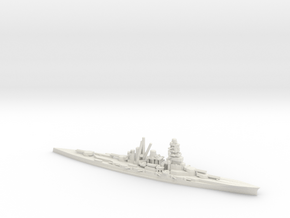 Japanese Kongo-Class Battlecruiser in White Natural Versatile Plastic