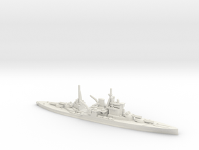 1/1200 WWII French Battleship Bretagne 3D Printed Gray 