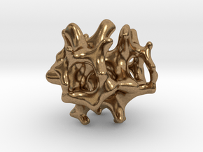 Fuddle Silver in Natural Brass