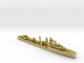 HMS Ilex destroyer 1:1200 WW2 in Natural Brass