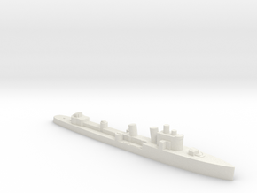 Italian Ostro destroyer WW2 1:1800 in White Natural Versatile Plastic