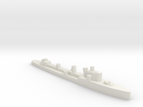 Italian Ostro destroyer WW2 1:3000 in White Natural Versatile Plastic