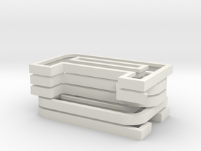 Cupra Lower Grill Letters Outline Only - Full Set in White Premium Versatile Plastic
