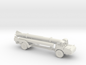 1/72 Scale MGM-5 Corporal Missile and Transporter in White Natural Versatile Plastic
