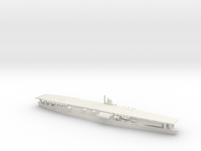 Japanese Aircraft Carrier Akagi in White Natural Versatile Plastic: 1:1800