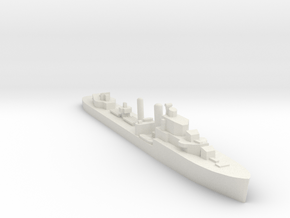 HMS Isis destroyer 1:1200 WW2 in White Natural Versatile Plastic