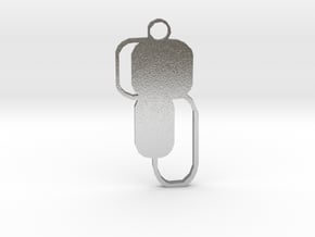 SERIPPY PENDANT in Natural Silver