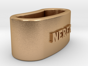 NEREA 3D Napkin Ring with lauburu in Natural Bronze