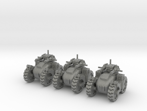 6mm - All Terrain Advanced AI Turret Tank in Gray PA12
