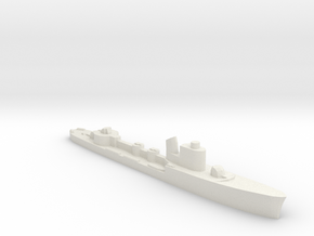 Italian Cassiopea torpedo boat 1:1800 WW2 in White Natural Versatile Plastic