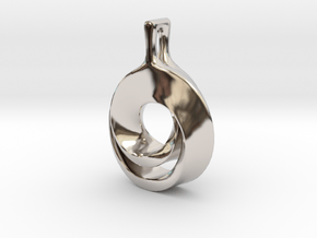 Möbius pendant in Platinum: Small