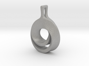 Möbius pendant in Aluminum: Small