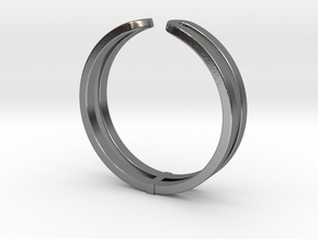 Loop Ring in Polished Silver: Small
