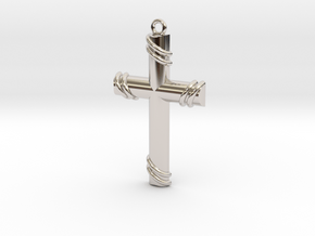 cross pendant in Platinum