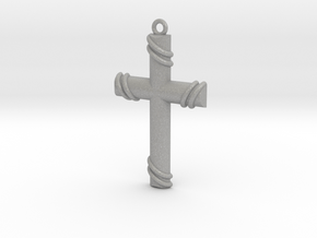 cross pendant in Aluminum