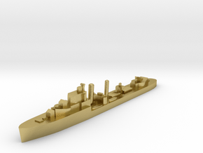 HMS Ivanhoe destroyer 1:1200 WW2 in Natural Brass