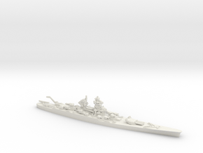 French Battleship Jean Bart (hypothetical) in White Natural Versatile Plastic: 1:1800