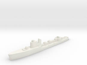 Italian Altair Torpedo boat 1:2400 WW2 in White Natural Versatile Plastic