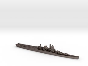 IJN Mogami cruiser 1944 1:3000 WW2 in Polished Bronzed-Silver Steel