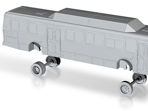 HO Scale Bus Orion V Sonoma County 332-341 in Tan Fine Detail Plastic