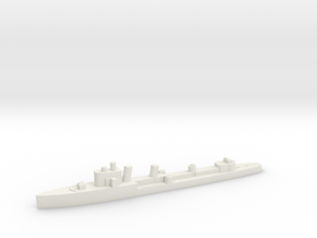 Italian Euro destroyer WW2 1:1800 in White Natural Versatile Plastic
