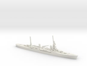French Suffren-Class Cruiser in White Natural Versatile Plastic: 1:1800