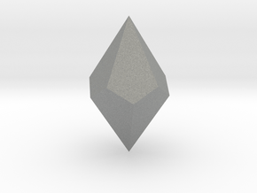 Pentagonal Trapezohedron in Gray PA12