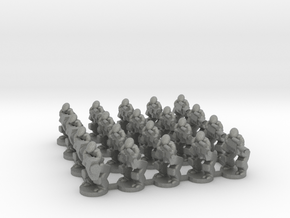 6mm - R.I.F.T (Reanimated Infantry Fire Team) x 20 in Gray PA12