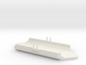 1/2400 Scale 1902 Bermuda Floating Dock in White Natural Versatile Plastic