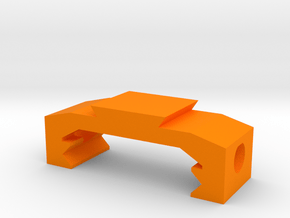 Picatinny to Dovetail Rail Adapter (1 Slot) in Orange Processed Versatile Plastic