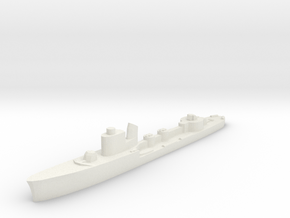 Italian Aldebaran torpedo boat 1:1800 WW2 in White Natural Versatile Plastic