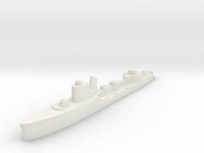 Italian Vega torpedo boat 1:1800 WW2 in White Natural Versatile Plastic