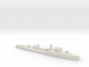 Soviet Uragan guard ship 1:3000 WW2 in White Natural Versatile Plastic