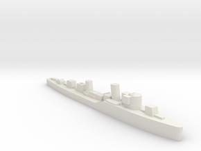 Soviet Burya guard ship 1:3000 WW2 in White Natural Versatile Plastic