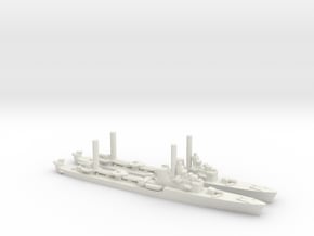 Italian Soldati-Class Destroyer in White Natural Versatile Plastic: 1:1800