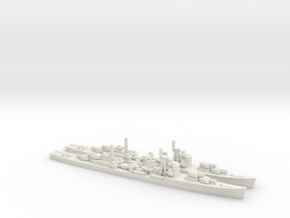 Japanese Akizuki-Class Destroyer (x2) in White Natural Versatile Plastic